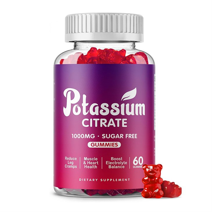 Citrát draselný 1000 mg Gummies