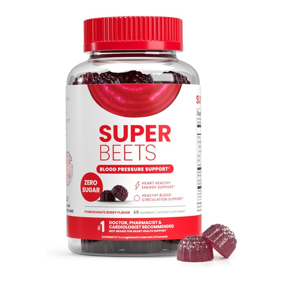 Superbeets Heart Gummies - nulový cukr