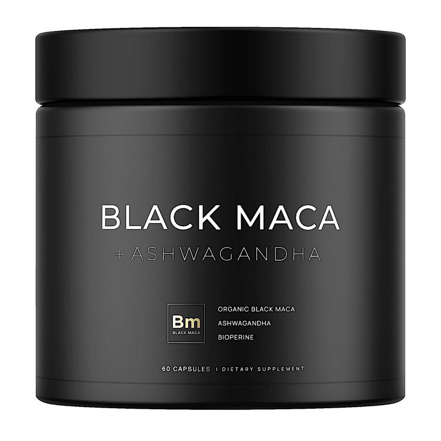 Black Maca Ashwagandha Dietní doplněk přírody