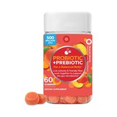 Probiotické prebiotické gumy Peachy Peach